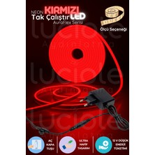 Allians 2 Metre Neon Kırmızı Şerit LED Dekoratif Işık Çizgisi