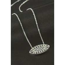 Makay Göz Zirkon Taşlı Kolye