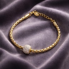 Xuping Kadın 14K Sarmalzincirli Toptaş Bileklik