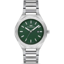 Ferro Gümüş Çelik Kordon Erkek Kol Saati L-F11535AWT-A6