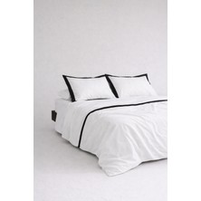 Senfoni Luxe Silent Line %100 Mat Pamuk Saten Çift Kişilik Nevresim Takımı