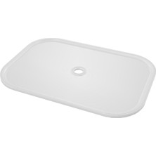 PremiumPort Beyaz 40X28 cm Kapaklı Saklama Kutusu, Düzen ve Şıklık Sağlar