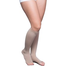 Orlex Diz Altı Varis Çorabı (Burnu Açık) (Düşük Basınç Ccl1) (ORX®-V1101) 3xl