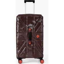 Ççs 5243 Trolley Kabin Boy Valiz Kahverengi