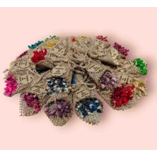 10 Adet Çiçek Buketi Magnetli Hediyelik