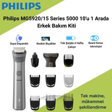 Philips 10'u 1 Arada Erkek Bakım Seti MG5920/15-YÜZ/SAÇ/VÜCUT (Islak/kuru Kullanım) 882JSERI