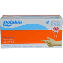 OEM Pudrasız Beyaz Latex Muayene Eldiveni Orta Boy (M) 100 Lü Paket