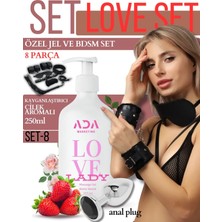 Ada Marketing Love Set Sevgililer Günü Hediyesi Çiftler Için | Jel + 8 Parça Siyah Bdsm Set