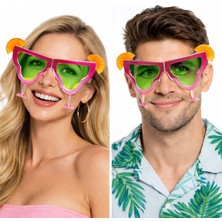 Marsilyan- Pembe Margarita Bardak Şeklinde Parti Gözlüğü