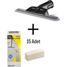 Karcher Cam Temizleme Aparatı ve 15 Tek Kullanımlık Bez Seti, Pratik ve Etkili Temizlik