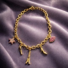 Xuping Kadın 14K Charmlı Bileklik