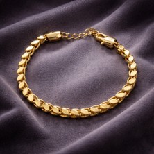 Xuping Kadın 14 K Ezme Arpa Bileklik