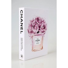 Pembe Parfüm Görüntülü Dekoratif Kitap Kutu