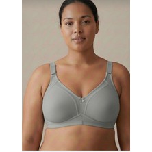 Nariya Kadın Büyük Beden Pamuklu D Cup Toparlayıcı Penye Desteksiz Telsiz Kapsız Anne Sütyeni  Toparlayıcı Penye Toparlayıcı Sütyen Günlük Rahat Iç Giyim