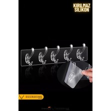 PremiumPort Pratik Silikon Askılık Seti, 3'lü Paket, Güçlü ve Dayanıklı Tasarım