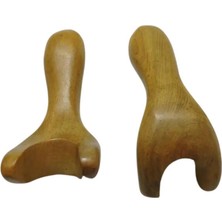 Feyza Design El ve Vücut Masajı Için Şık Ahşap Y Şekilli Graston Aparatı