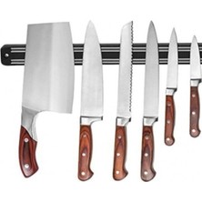 PremiumPort Prizma Mıknatıslı Bıçak ve Kepçe Tutucu 33 Cm, Pratik ve Şık Mutfak Aksesuarı