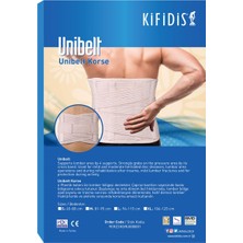 Kifidis Unibelt Hafif Bel ve Karın Korsesi - Ten Rengi Toparlayıcı S: 65-80 cm