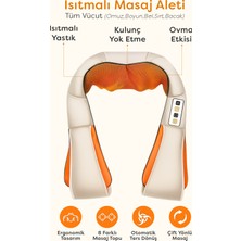 Feyza Design Isıtmalı Çok Bölmeli Masaj Aleti, Rahatlatıcı Tüm Vücut Masaj Cihazı