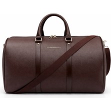 Louisiana Polo El Valizi Spor Seyahat Çantası Kahve 1507