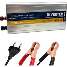 Powermaster PM-1000 12VOLT 1000WATT Usb'li Şarjlı Inverter