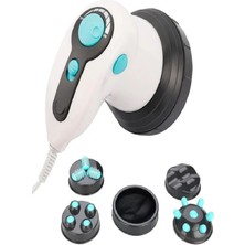 Feyza Design 4'lü Çok Fonksiyonlu Masaj Aleti: Boyun, Bel, Sırt, Omuz, Karın ve Bacak Için