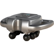 Feyza Design Dijital Ekranlı Güçlü Masaj Tabancası, 8 Başlık, 99 Hız Seçeneği