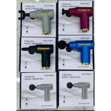 Feyza Design 4 Başlıklı Güçlü Masaj Tabancası ile Rahatlatıcı Özellikler