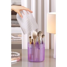 PremiumPort Çok Amaçlı Kozmetik ve Banyo Düzenleyici Organizer, Masa ve Fırça Kutusu