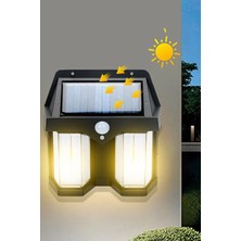 Allians Güneş Enerjili Solar Kapı ve Bahçe Sokak Lambası, Hareket Sensörlü, Şık Tasarım