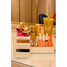 PremiumPort Beyaz Iki Çekmeceli Düzenleyici, 25,5X15,5X11 Cm, Şık ve Pratik Kullanım