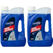 Lumpet Süper Antifriz Mavi 3 Litre 2'li Set