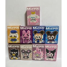 Novytech Mini Micro Figür – Parçalı Yapı Oyuncağı – Dekoratif Koleksiyon Figürü 9 Adet