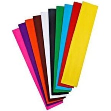 Mçb Group Krapon Kağıdı 50X200 cm 10'lu Paket Karışık Renkler 10 Ayrı Renk