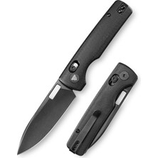 Trivisa Sabretooth-Bm | Çapraz Kilitli | Siyah Mikarta Sap | 14C28N Çelik Siyah Taşlanmış Çakı | TY29-BM-14