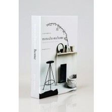 Monochrome Home Dekoratif Kitap Kutu