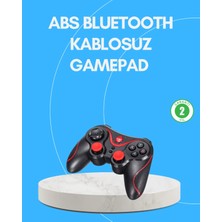 Uzun Pil Ömürlü Kablosuz Oyun Kumandası Pc Telefon Tablet Için