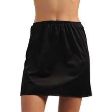 Amora Secret Özel Tasarım  Polyamid Kumaşlı Diz Üstü Kısa Etek Altı Jüpon