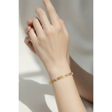 Xuping Kadın 14 K Labirent Taşlı Bileklik
