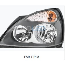 Femex Renault Clio 2 1998-2006 Kısa Far LED Far Tipi 2 Cosmo Mini