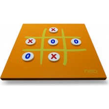 Neo Oyna Sorgula Keşfet Ahşap Tic Tac Toe (Xox Oyunu) - Eğitici Zeka ve Strateji Oyunu - Okul Öncesi 3-8 Yaş