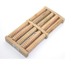 Feyza Design El Yapımı Ahşap Ayak Masaj Aleti, Rahatlatıcı ve Doğal Kullanım