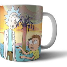 Pixxa Rick Morty Kupa Bardak