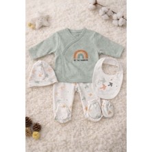 Gültekin Bebe Little Life Yenidoğan 5li Gökkuşaklı Hastane ÇIKIŞI-1500 - Su Yeşili