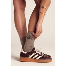 Unisex Istanbul Soket Çorap Kahverengi