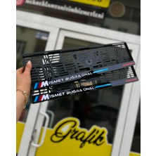 Pi Dekorasyon Bmw M Uyumlu Model Klasik Plakalık