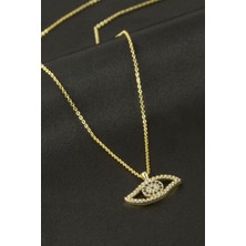 Bijuteri Net Göz Zirkon Taşlı Kolye