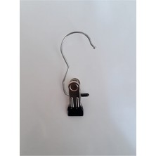 PremiumPort Pratik ve Şık Mandallı Eşarp Askısı, 10'lu Set ile Düzenli Saklama