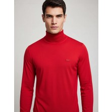 Quero Timsah Yarım Boğazlı Pamuklu Kazak