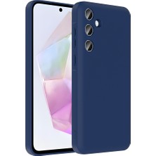 Roketcim Galaxy A36 Kılıf Kamera Korumalı Kartlık Hazneli Vitra Kapak